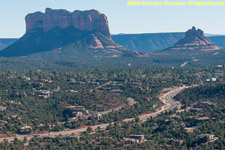 Sedona, road, iconic mesas