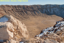 crater from rim