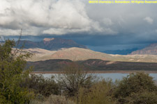 lake and mountains