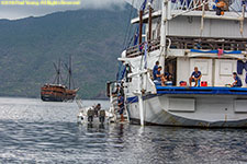 boarding the boat