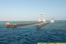 Daedalus Reef and lighthouse