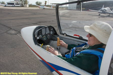 Charlotte at controls of Fox