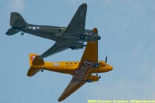 DC3s in flight