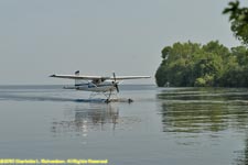 seaplane taxiing