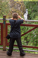 Noah at waterfall