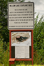 sign at floatplane base