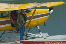 at the dock