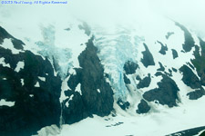 glacier and hanging glaciers